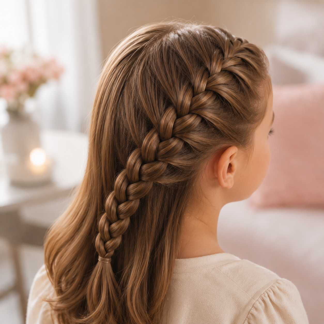 Simple Braids Hairstyle